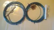 15 meter 1/2 wave dipole ham antenna