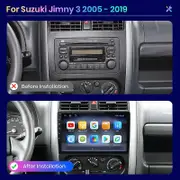 Car Radio Android Navigation Player For Suzuki Jimny 3 2005 - 2019 Multimedia Stereo WiFi Video 2din