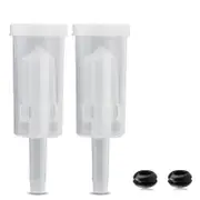 2 x Brewing Air Lock airlock 3-Piece Type home brew Beer Wine with Grommet