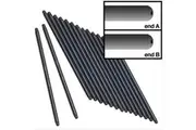 Manley Pushrod Swedged End 4130 Chromoly 3/8 in. Dia. 9.175 in. Length .080 in. Wall Set of 8