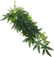 Simulated Rattan Plant Kit Reptile Tank Accessories Snake Climbing Vines Lizard Habitat Decor Fake Leaves for Aquariums