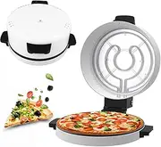 Pizza Maker 12 Inch Electric Pizza Oven, 2000w Double-Sided Nonstick Indoor Pizza Oven, 220°C Rapid Heating Electric Pizza Maker,Table Top Pizza Oven Arabic Bread Maker