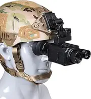 NK006 Night Vision Goggle, Head & Helmet Mounted Night Vision Monocular NVG with 1.4" OLED Screen, 1080p Video Recording, 5X Digital Zoom for Hunting Camping,940nm ir