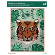 The Tiger Abstraction Quilt Pattern by Violet Craft Quilting Sewing Craft