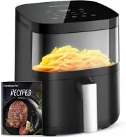 Air Fryer, 8-in-1 Smart Compact 4QT Air Fryers, Shake Reminder