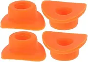 CHILDWEET 4pcs Valve Cap Cover: Waterproof Silicone Enhances Engine Performance Fits Various Motorcycle Models
