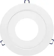 uxcell 5.1" ID Downlight Mounting Bracket with 3" ID 3.9" OD Metal Goof Trim Ring Light Fixture Recessed Can Decorative Cover for Ceiling Downlight