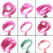 9PC Lost Wax Casting Ring Molds Patterns WRB125 | Flower, Men Square Shape NEW