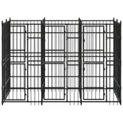 Andala Pets Outdoor Dog Kennel Steel 5.53 m