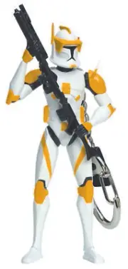 Star Wars COMMANDER CODY Keychain Keyring Clone Trooper Jedi Retired S2 NEW