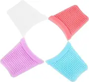 4pcs Facial Cleansing Scraper Skincare Accessories Silicone Applicator Tool Tools for Skincare Brush for Cradle Cap Brush Applicator Brush AUTSUPPL