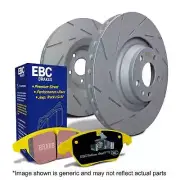 Disc Brake Kit-S, Eng Code: N18B16A, Turbo EBC Brake fits 11-14 Mini Cooper (for: Mini)