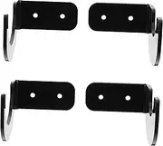 LOORGVEL 4Pcs Acrylic Baseball Bat Display Rack Horizontal Holder for Home Durable Bat Bracket for Collectibles Autographs and Decor Wall Mountable Stand for Space Saving
