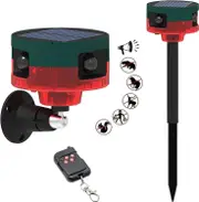 Barking Dog Alarm, 129dB Barking Dog Motion Sensor, Outdoor Motion Alarm with Wireless Remote Control, 13 Kinds of Sound Loud Noise Maker