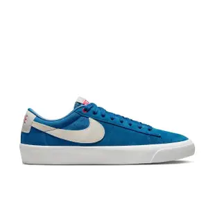 【NIKE 耐吉】休閒鞋 男鞋 運動鞋 SB ZOOM BLAZER LOW PRO GT 藍 DC7695-403