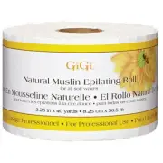 Gigi - Bleached Muslin Epilating roll (3.5 in x 40 Yds) -2Pk-
