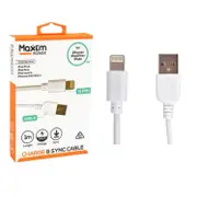 iPhone Lightning Cable 8 Pin 1m Length White Fast Charge Apple Connection