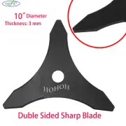 Brush Cutter Trimmer Blade Steel 10 in 3 Teeth For Sunseeker 26cc Weed Eater