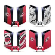 OFFICIAL NHL CAROLINA HURRICANES VINYL SKIN FOR SONY PS5 DIGITAL EDITION BUNDLE