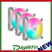 Corsair AF120 RGB PWM Elite 120mm Fan White 3 Pack