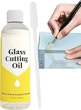 Glass Cutter Oil - Portable Mirrors Glass Cutter,Multifunctional Professional 120ML Precise Craft Supply for Shaping Work Window Projects Crafts Art Equipment