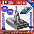 For Dyson V8 Battery SV10 V8 Absolute V8 Animal Motorhead Sony Cells W/ Filters