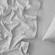 MyHouse Riley Bamboo Cotton Fitted Sheet Super Queen Bamboo/Cotton - Mink - Super King