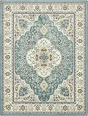 100x100cm Vintage Hallway Runner Rug,Persian Style Rug Runner for Stairs,Washable Non-Fading Long Carpet,for Hotel Hall Corridor Carpet Runner (Color : Style 2, Size : 100x300cm)