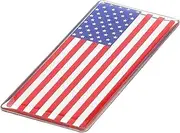 Metal American Flag Decal Sticker for Rearview Mirror Charming Car Trunk Badge Decal