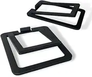 Audioengine DS1M Desktop Speaker Stands Pair - Powder Coated Steel - High-Performance, 15 Degree Slope Angle Improve Sound, Acoustic Brilliant - Medium or Large Size