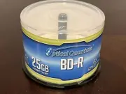 15 Optical Quantum 6x 25GB Blu-ray BD-R bland discs spindle