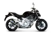 Termignoni Oval Stainless/Carbon Slip-On Exhaust Suzuki Gladius 2009-2018