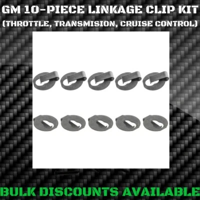 Pontiac Oldsmobile Chevrolet EFI Carburetor Accelerator Throttle Cable Clips GM