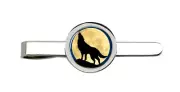 Howling Wolf Tie Clip