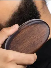 Beard Brush Mustache Grooming Styling Wood Handle Valentine Day Man Husband Gift
