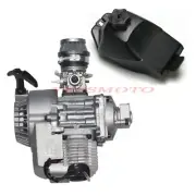 49cc 2 Stroke Motor Engine & Fuel Tank for Mini Go Kart Scooter E-ATV Quad Trike