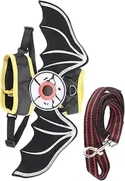 HAPINARY Collar Felt Cat Harness Halloween Cat Vest Leash for Small/Medium Pets