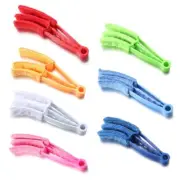 Microfiber Duster Household Removable Venetian Window Blind Cleaner Brush Clip
