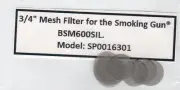 (10) Replacement Mesh Filter Screens for SMOKING GUN by BREVILLE/PolyScience