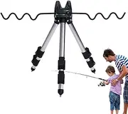 Rod Racks for Fishing Poles,Fishing Rod Holder Tripod - Folding Rod Rack, Rack 7 Rod Capacity, Retractable Tripod Bracket, Sea Accessories