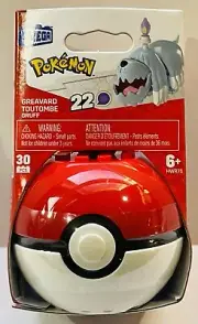 Mega Construx Pokemon Greavard Toutombe HWR76 Series 22 Poke Ball - New
