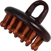 BESTYASH Wooden Scalp Massager Comb for Dandruff Removal Wide Tooth Hair Brush for Head Massage Enhances Relaxation for Shampooing and Scalp Stimulation Unique Design for Hair Care