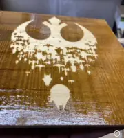 Star Wars wood wall art