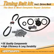 Timing Belt Kit & Gates Drive Belt for Toyota Coaster HZB50R HZB50 Bus 4.2L 1HZ