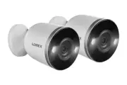 Lorex 2K 2-PackSpotlight Indoor/Outdoor Wi-Fi Security Camera with SD Card