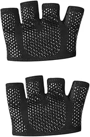 GANAZONO 1Pair Breathable Non Slip Fitness Gloves for Men and Women Half Finger Exercise Gloves for Weightlifting Training Sports and Outdoor Activities Comfortable and Durable