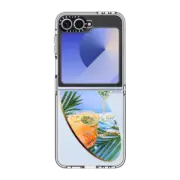 Galaxy Z Flip6 Clear Case Poolside