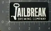 JAILBREAK BREWING Poor Righteous rectangle logo STICKER decal craft beer brewery
