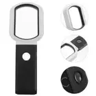 9 LEDs Money Checker Lamp Magnifying Mirror Standing Magnifier Foldable