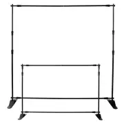 Adjustable Backdrop Stand – Telescopic 156cm – 240cm | Shimmer Wall, Weddings